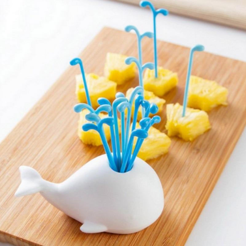 Whale Stick Toothpick Set