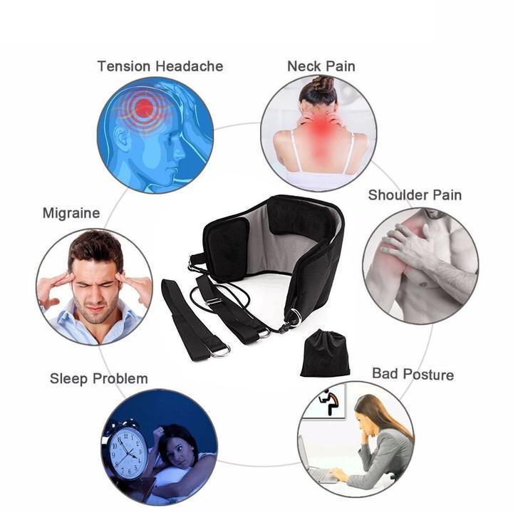 Portable Cervical Traction and Relaxation Device