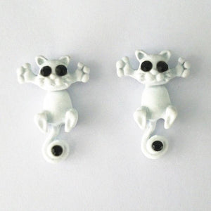 Trap Cat Stud Earrings