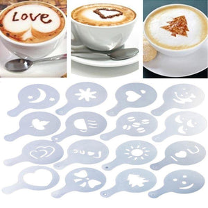 Quick Coffee Art Stencils