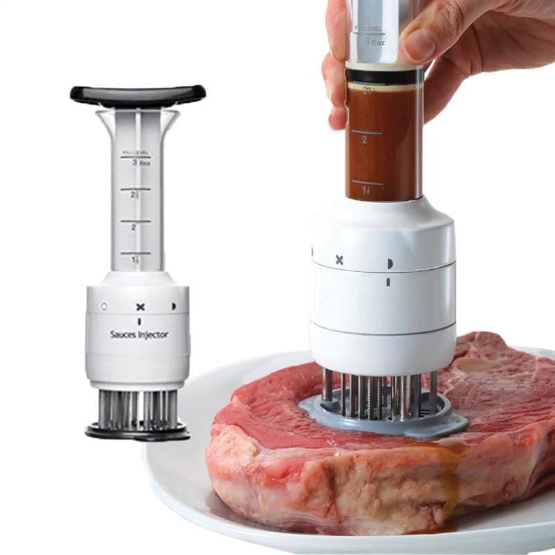 Multifunctional Sauce Infuser Meat Tenderizer