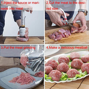 Multifunctional Sauce Infuser Meat Tenderizer