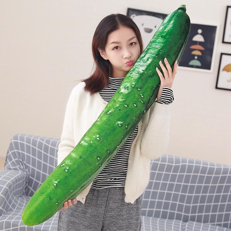 Cute-cumber Plush Pillow