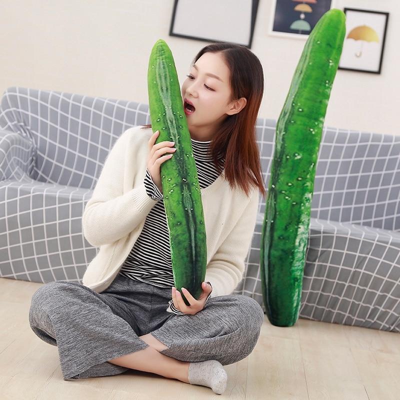 Cute-cumber Plush Pillow