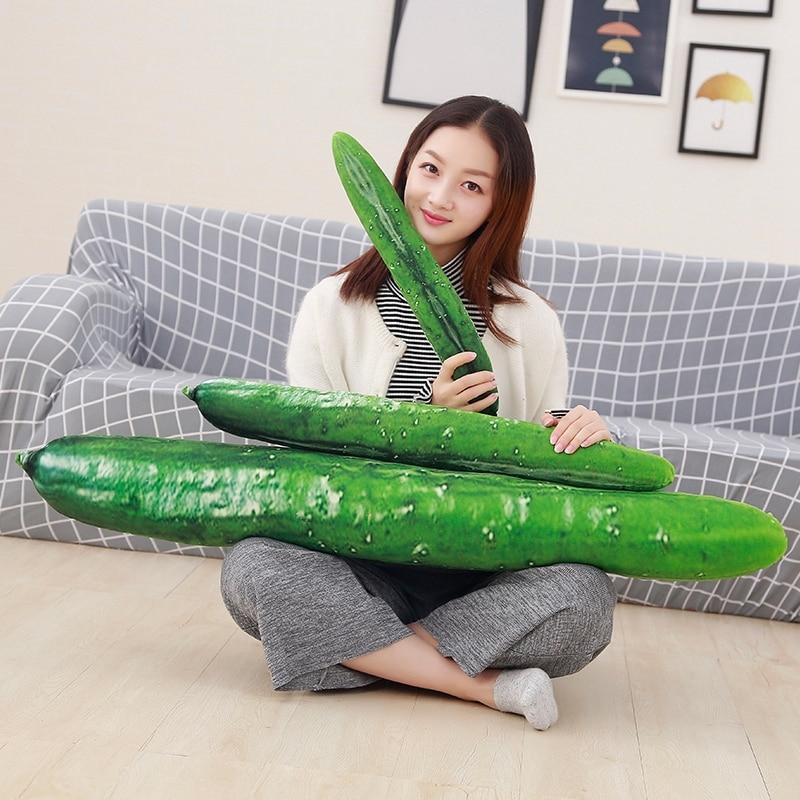 Cute-cumber Plush Pillow