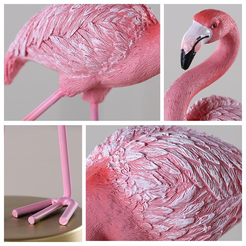 Pink Flamingo Desktop Figurines