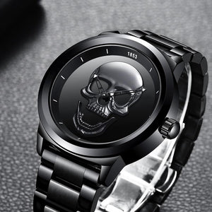 Men's 3D Skull Watch