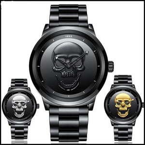 Men's 3D Skull Watch