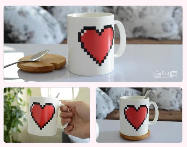 Heated Heart Mug