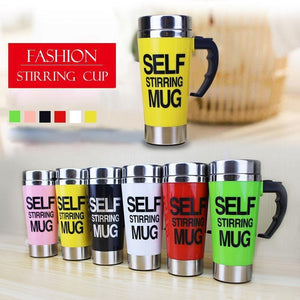 Tall Self-Stirring Mug