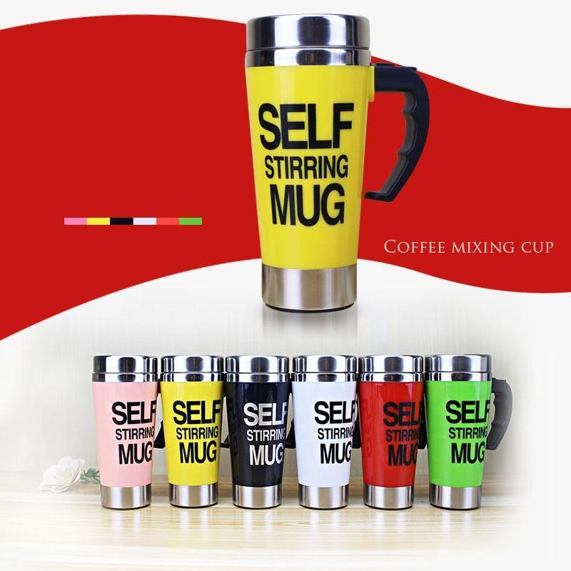 Tall Self-Stirring Mug