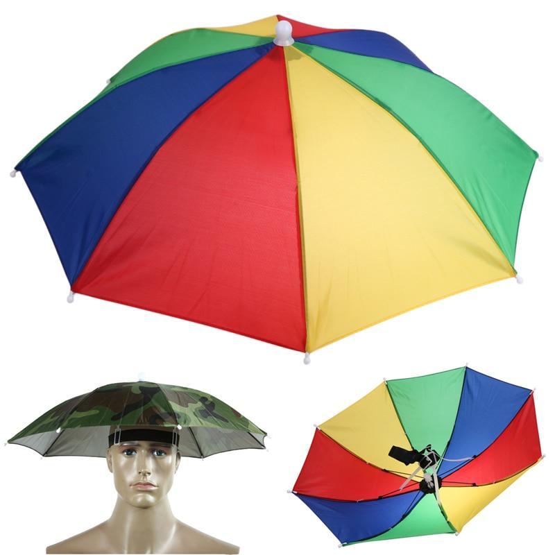 Hands-Free Umbrella Hat