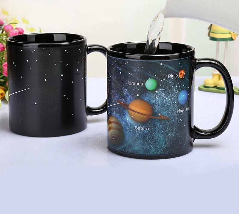 Heat-Changing Galaxy Mugs