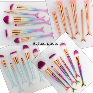 Mermaid Makeup Brushes