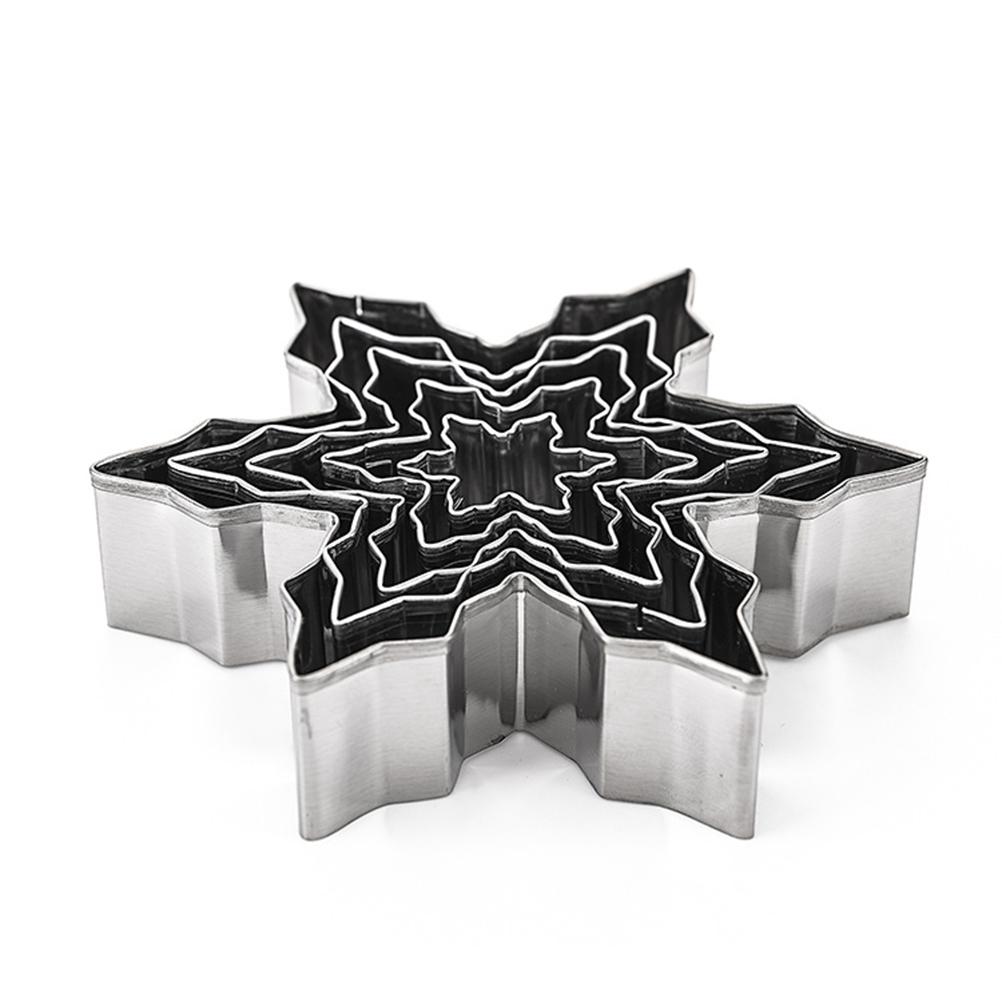 Snowflake Stainless Steel Cookie Cutters Set