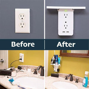 Super Convenient Outlet Socket Shelf