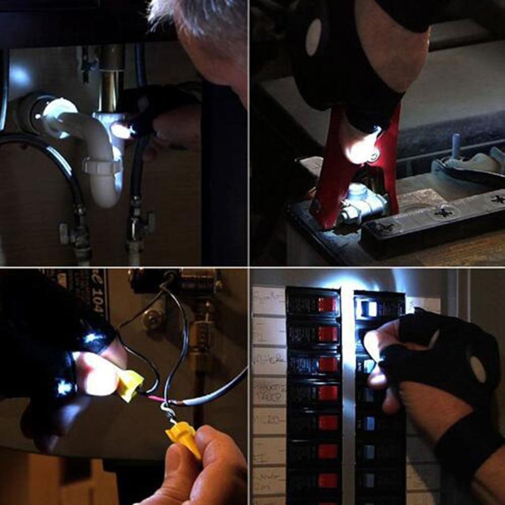 LED Flashlight Gloves