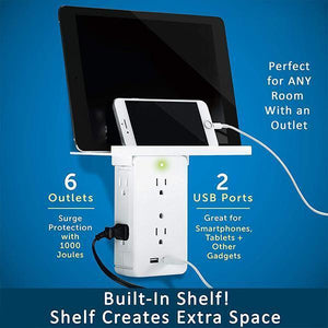 Super Convenient Outlet Socket Shelf