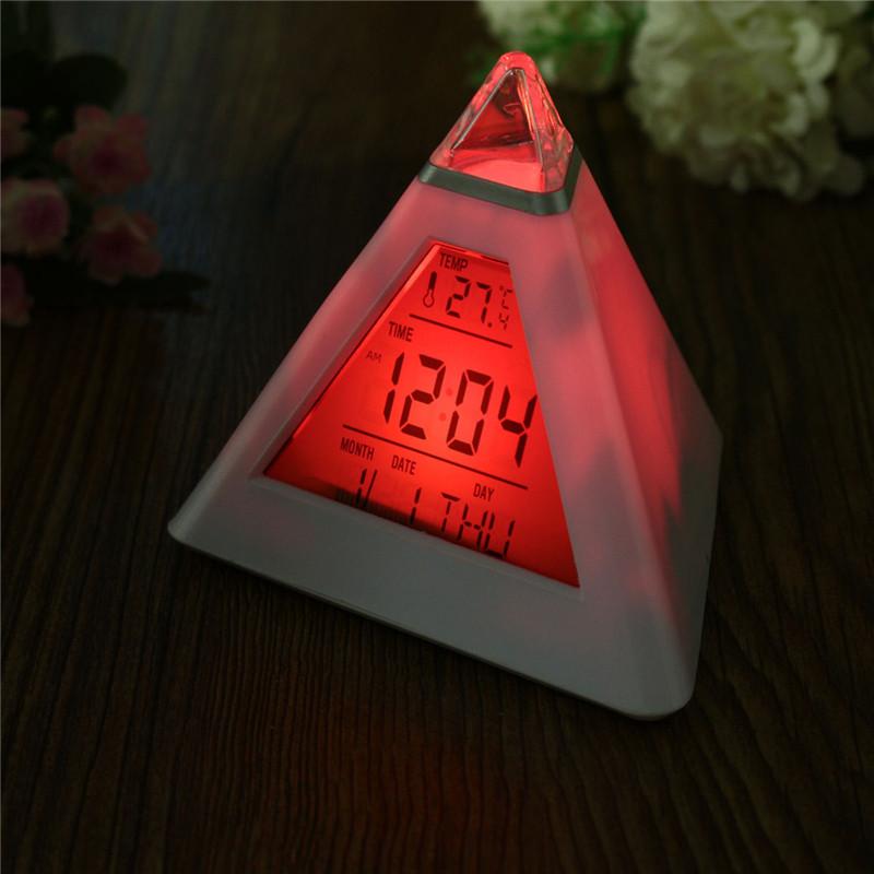 Pyramid Glow Clock