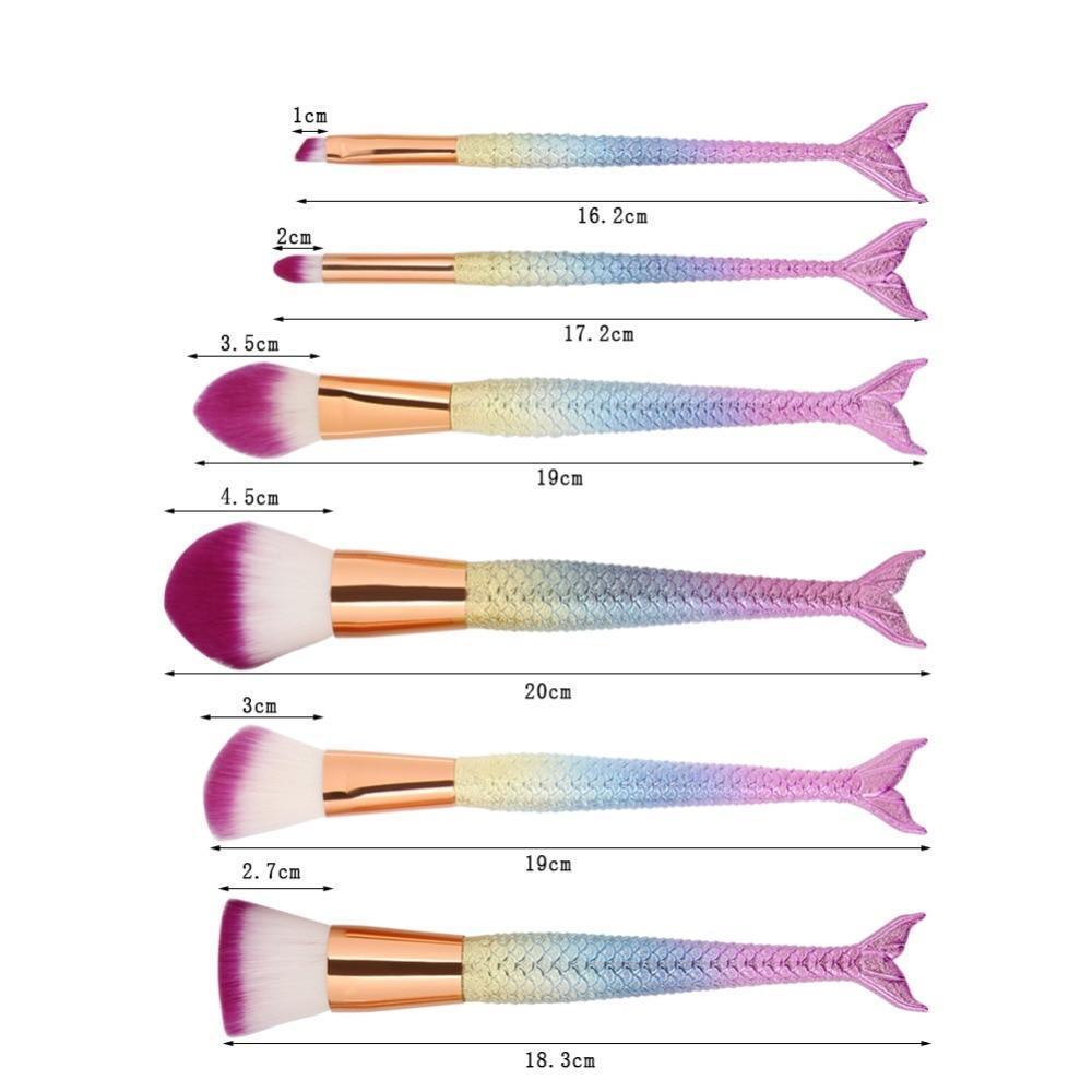 Mermaid Makeup Brushes