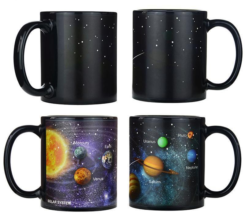 Heat-Changing Galaxy Mugs