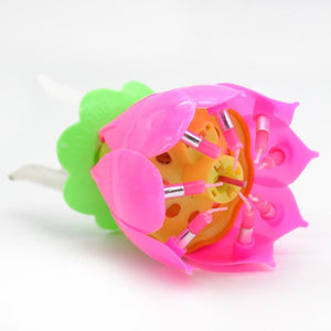 Birthday Blossom Flower Candle