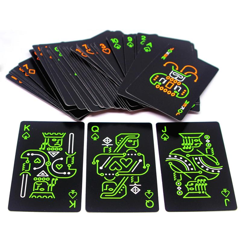 Florescent Glow Playing Cards