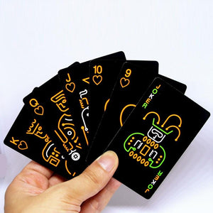 Florescent Glow Playing Cards