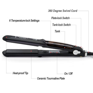 Professional Steam Hair Straightener