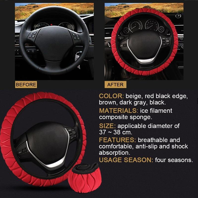 Cushioned Steering Wheel Cover