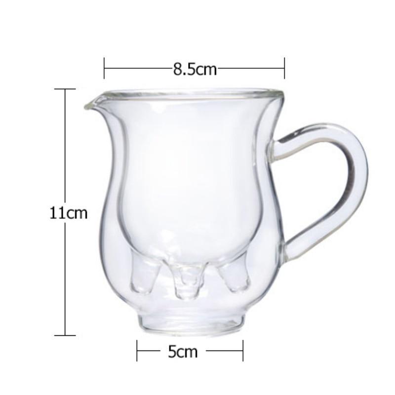 Double Glass Pitcher