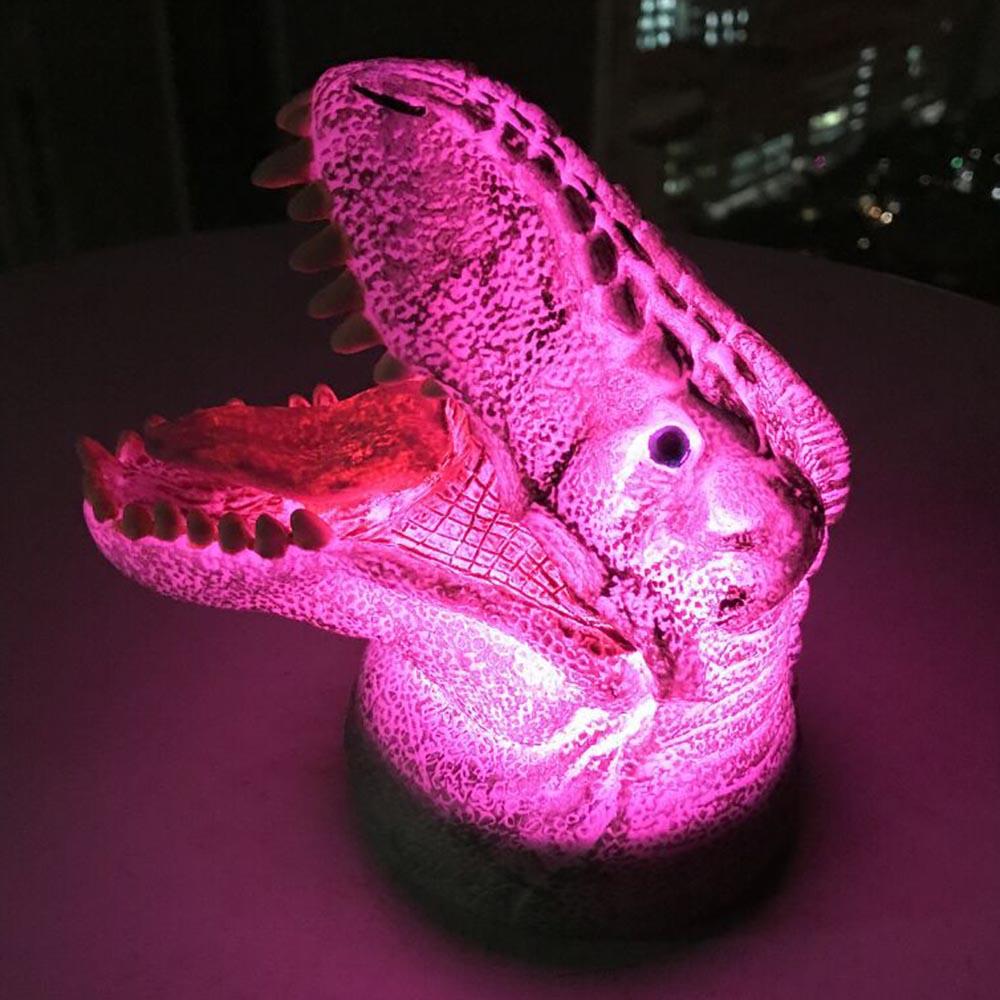 3D Colorful T-Rex Light