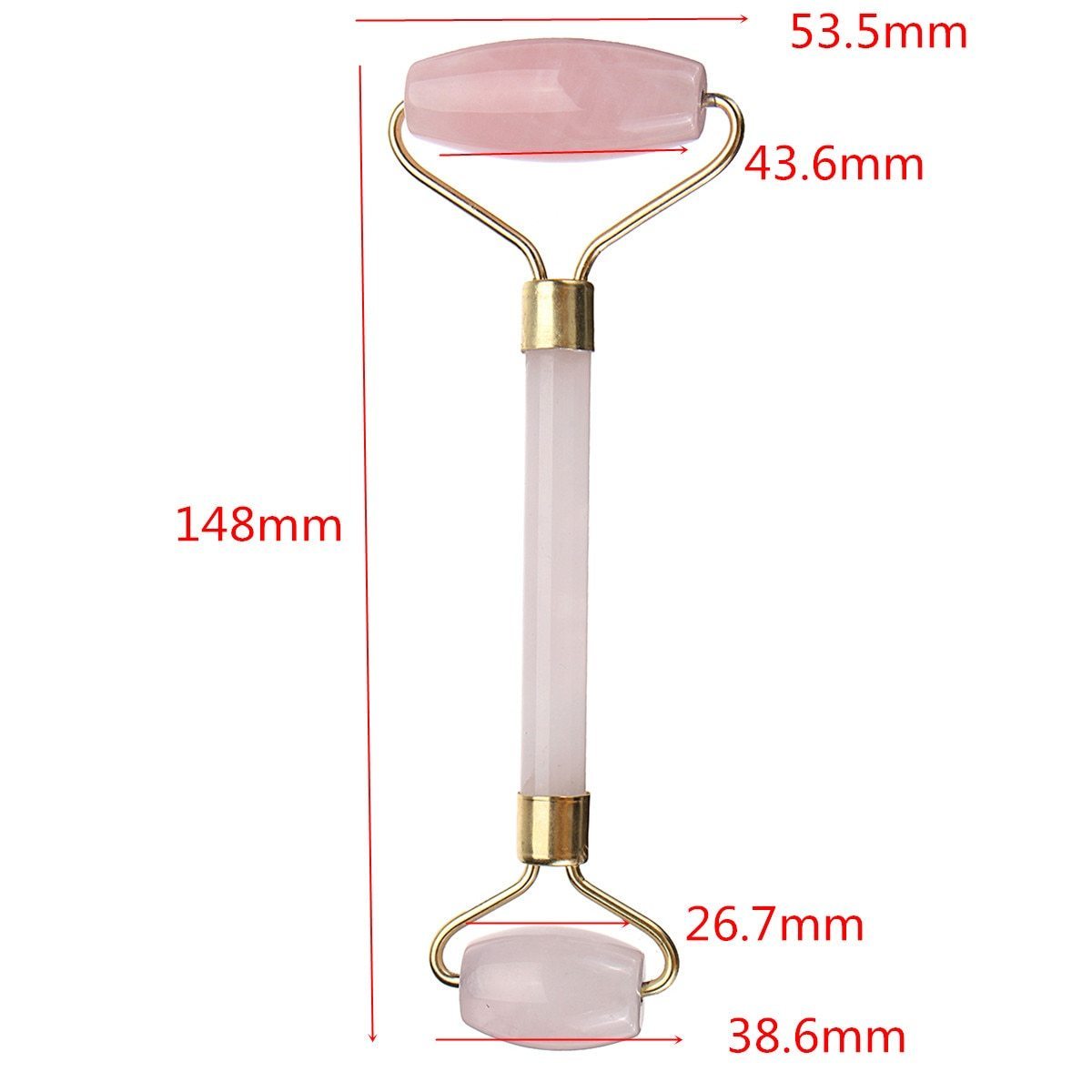 Natural Rose Crystal Quartz Anti Cellulite Tool