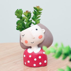 Flower Girl Plant Pot