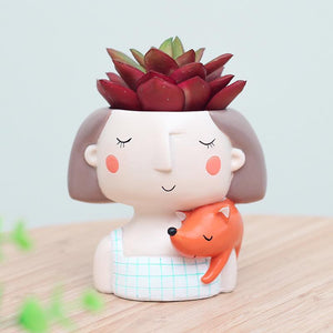 Flower Girl Plant Pot