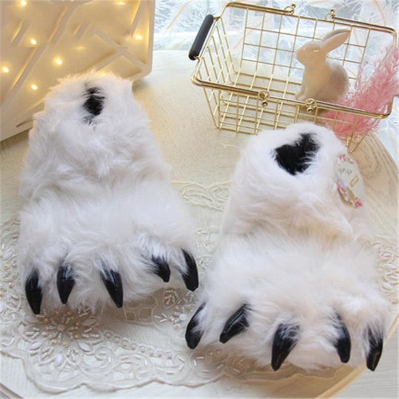 Yeti Paws Fuzzy Slippers