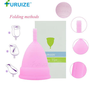 Beautique Menstrual Cup (2-pack, 100% Silicone)