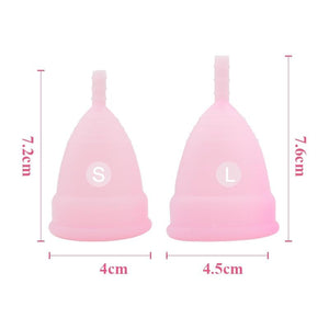 Beautique Menstrual Cup (2-pack, 100% Silicone)