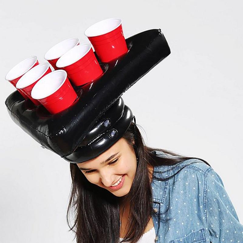 Inflatable Bee Pong Hat