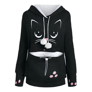 Kitty Pocket Hoodie