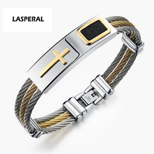 Premium Stainless Cross Bracelet