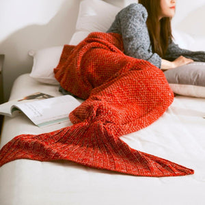 Mermaid Tail Kitted Blanket