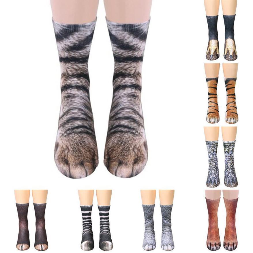 Animal Feet Printed Socks