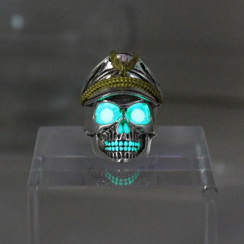 Glowing Skull Ring