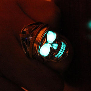 Glowing Skull Ring