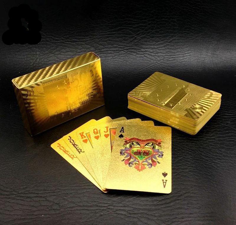 Golden Stack Playing Cards