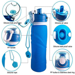 Reusable Silicone Collapsible Bottle