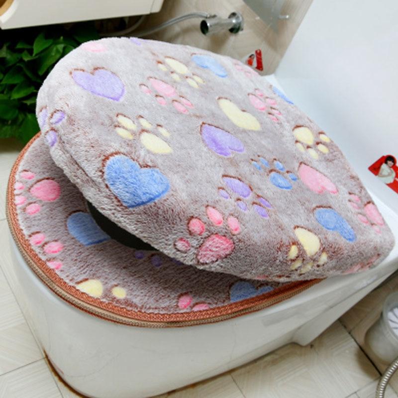 Plush Toilet Cover