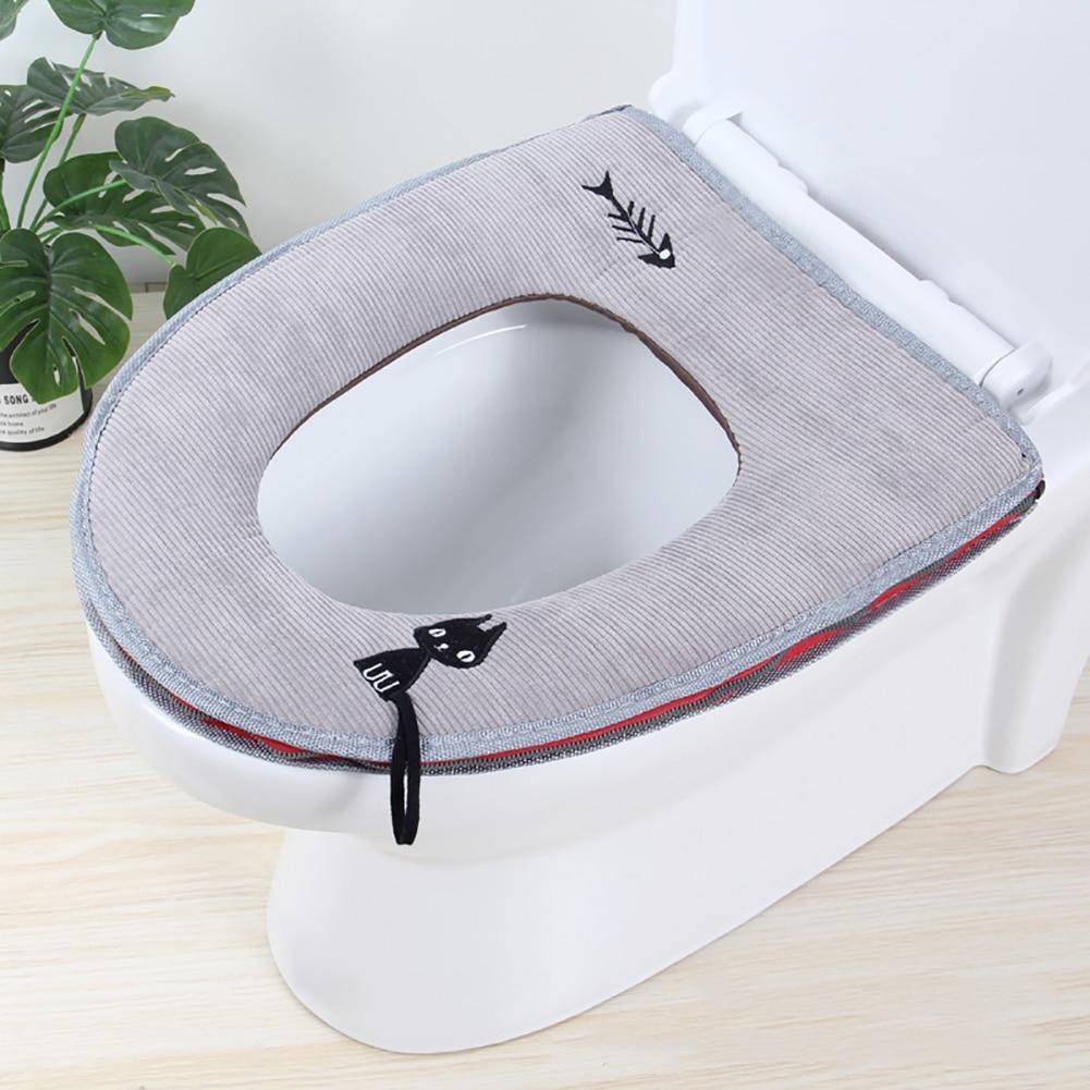 Cat and Fish Toilet Cover