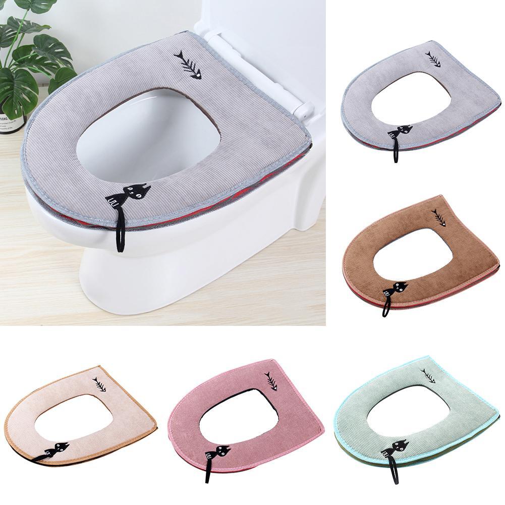 Cat and Fish Toilet Cover